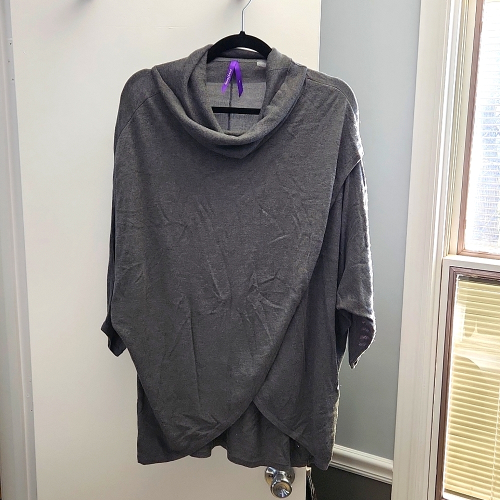 Seraphine Cowl Neck Nursing Poncho